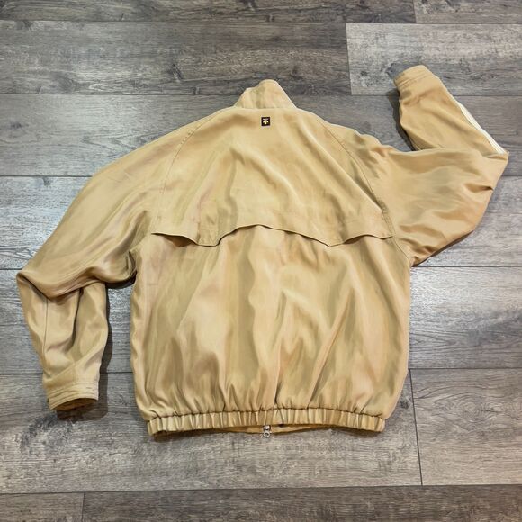 Vintage Descente International Collection Tan Full Zip Jacket - Men's Size Large - Picture 9 of 12